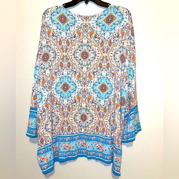 Ruby Rd. Medallion Print Top - Picture 2 of 7